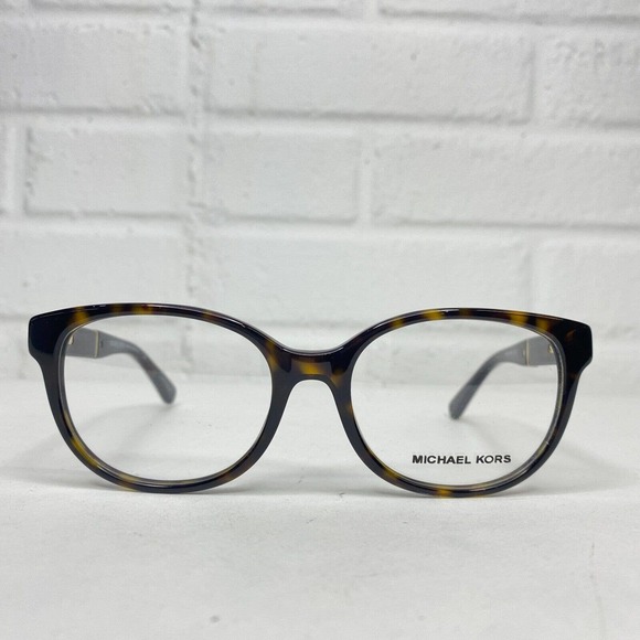 Michael Kors MK 4032 3180 Rania III Cat Eye Havana Gold Eyeglasses 51*17 H2429 - Picture 1 of 8